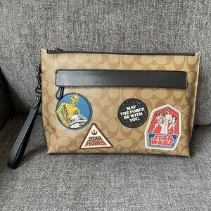Star Wars x Coach Carryall Pouch (Coach F88114) NWT